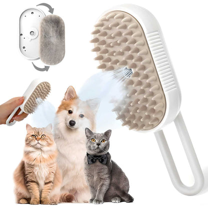 🐶🐱 Steam Brush for Dogs & Cats
