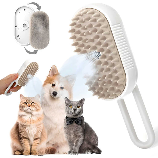 🐶🐱 Steam Brush for Dogs & Cats