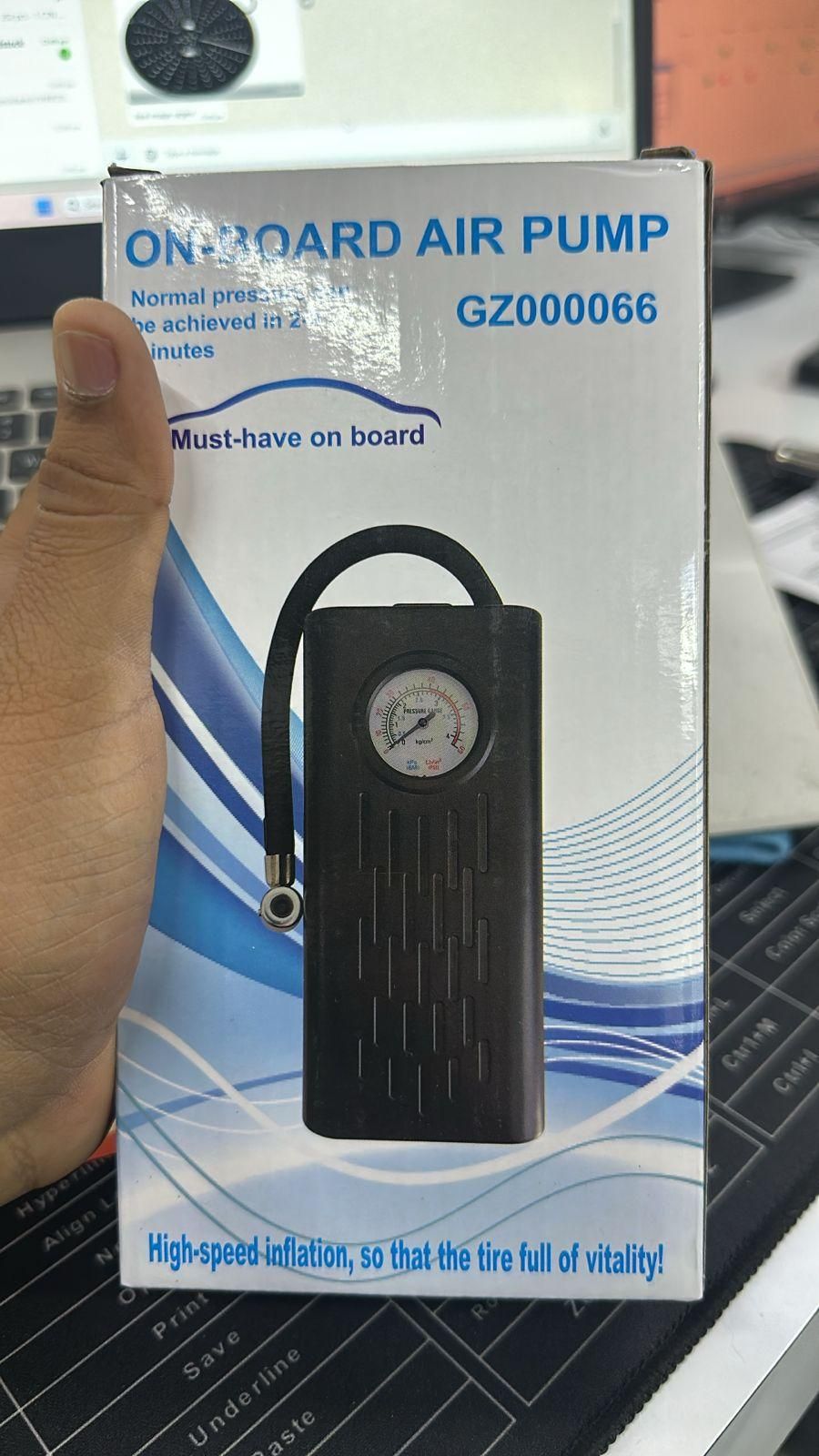🔧 Portable Air Compressor Tire Inflator